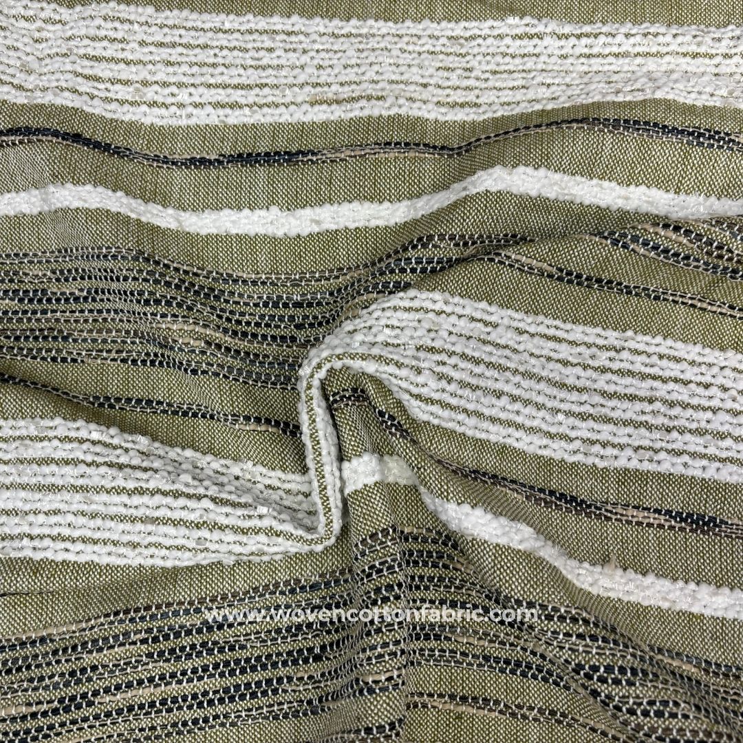 Beacon Bands Mute Sage Cotton Jacquard Fabric, A4 Swatch