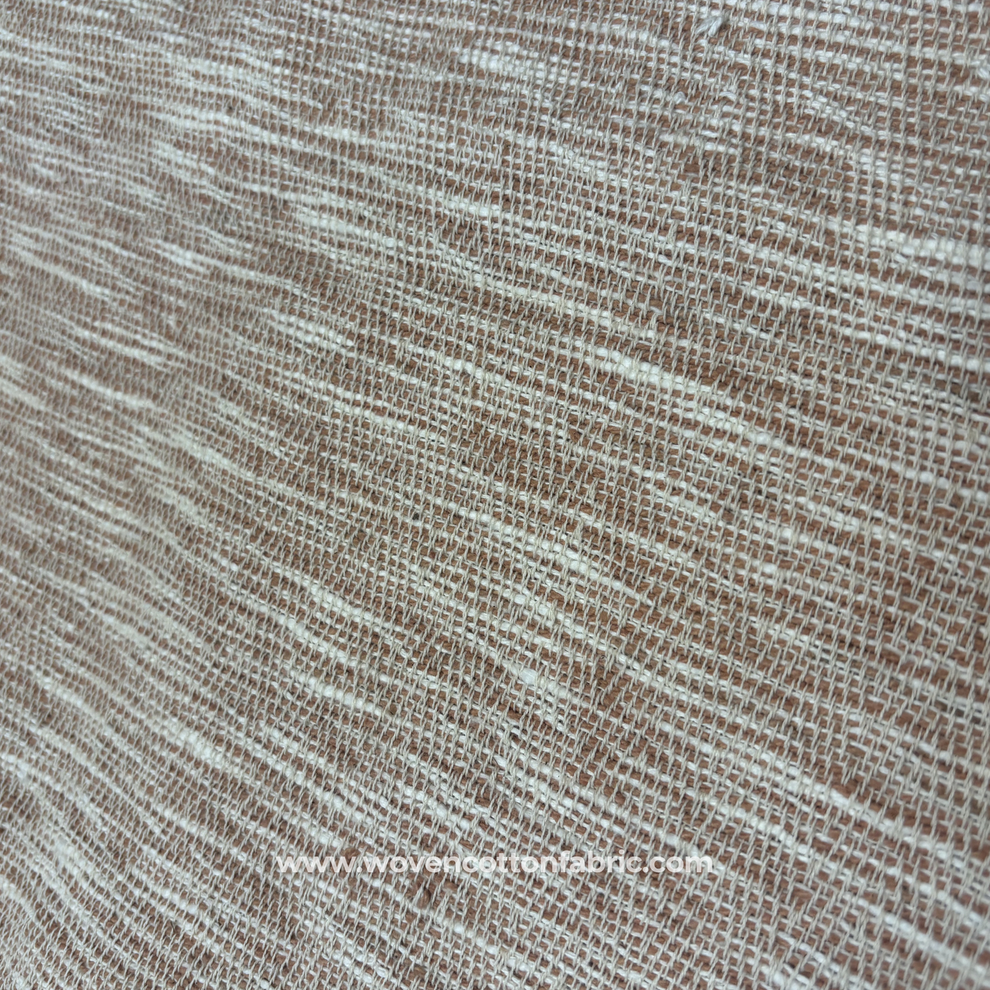 Textured Woven Slub Cotton Fabric, Jacquard Fabric, Per Meter