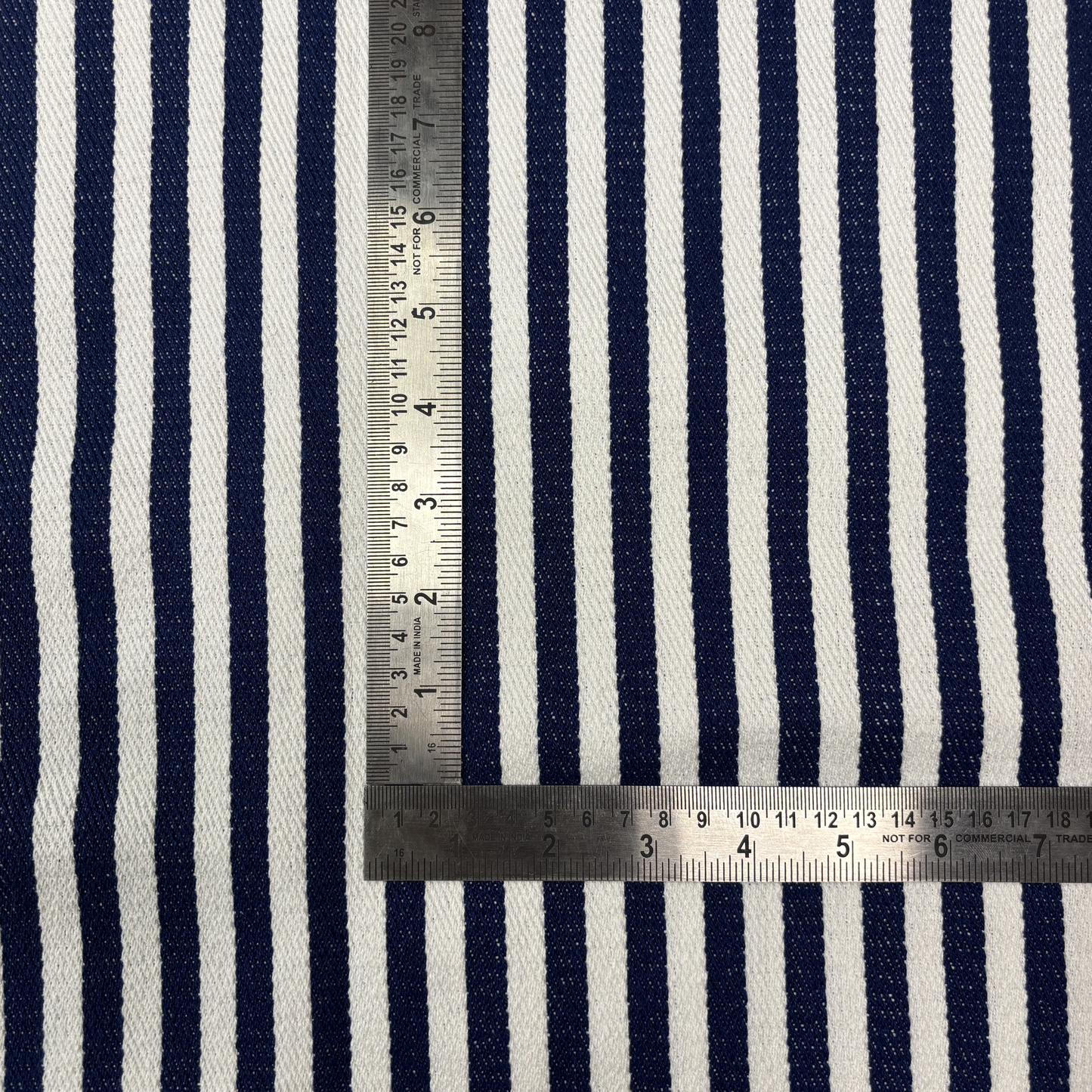 Ocean Breeze Linear Cotton Fabric, Per Meter