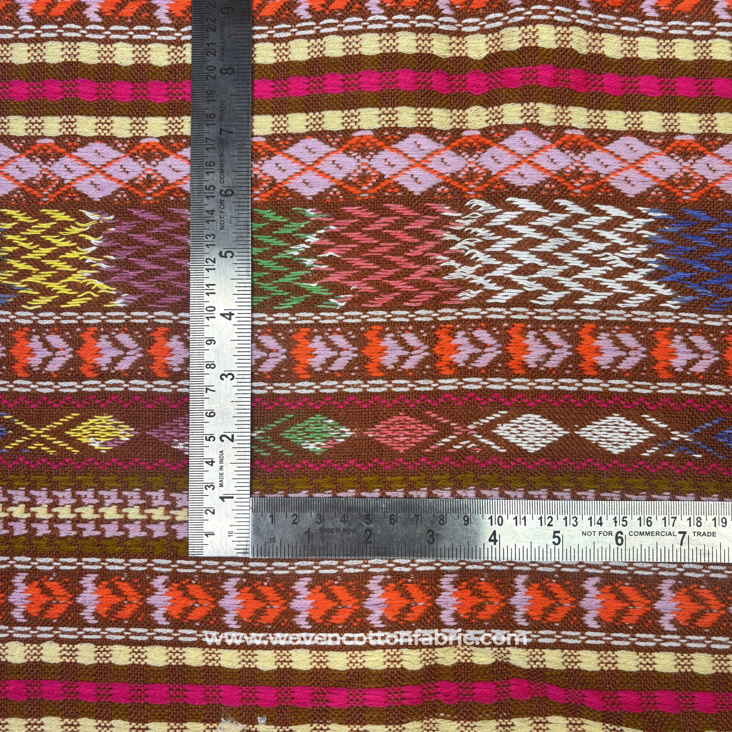 Roasted Chestnut Brown Fabric, Per Meter