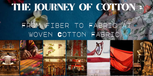 Discover the journey of cotton from fiber to fabric—explore cotton cultivation, spinning, weaving techniques like handloom and autoloom, and how woven cotton fabric is crafted at Woven Cotton Fabric.