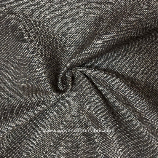 Monoweave Black Olive Cotton Jacquard Fabric, A4 Swatch