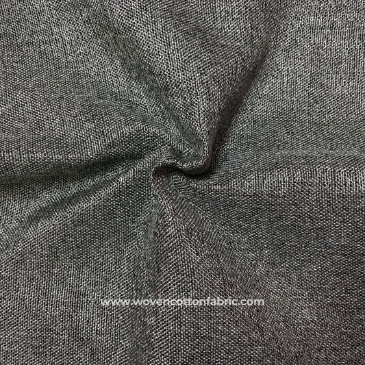 Monoweave Grey Cotton Jacquard Fabric ,A4 Swatch