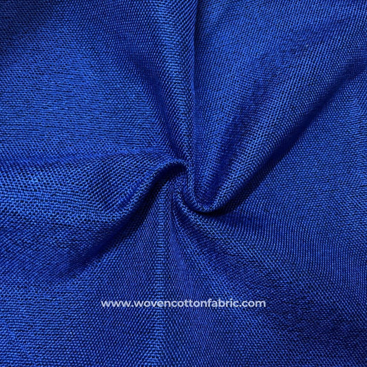 Monoweave Blue Cotton Jacquard Fabric, A4 Swatch