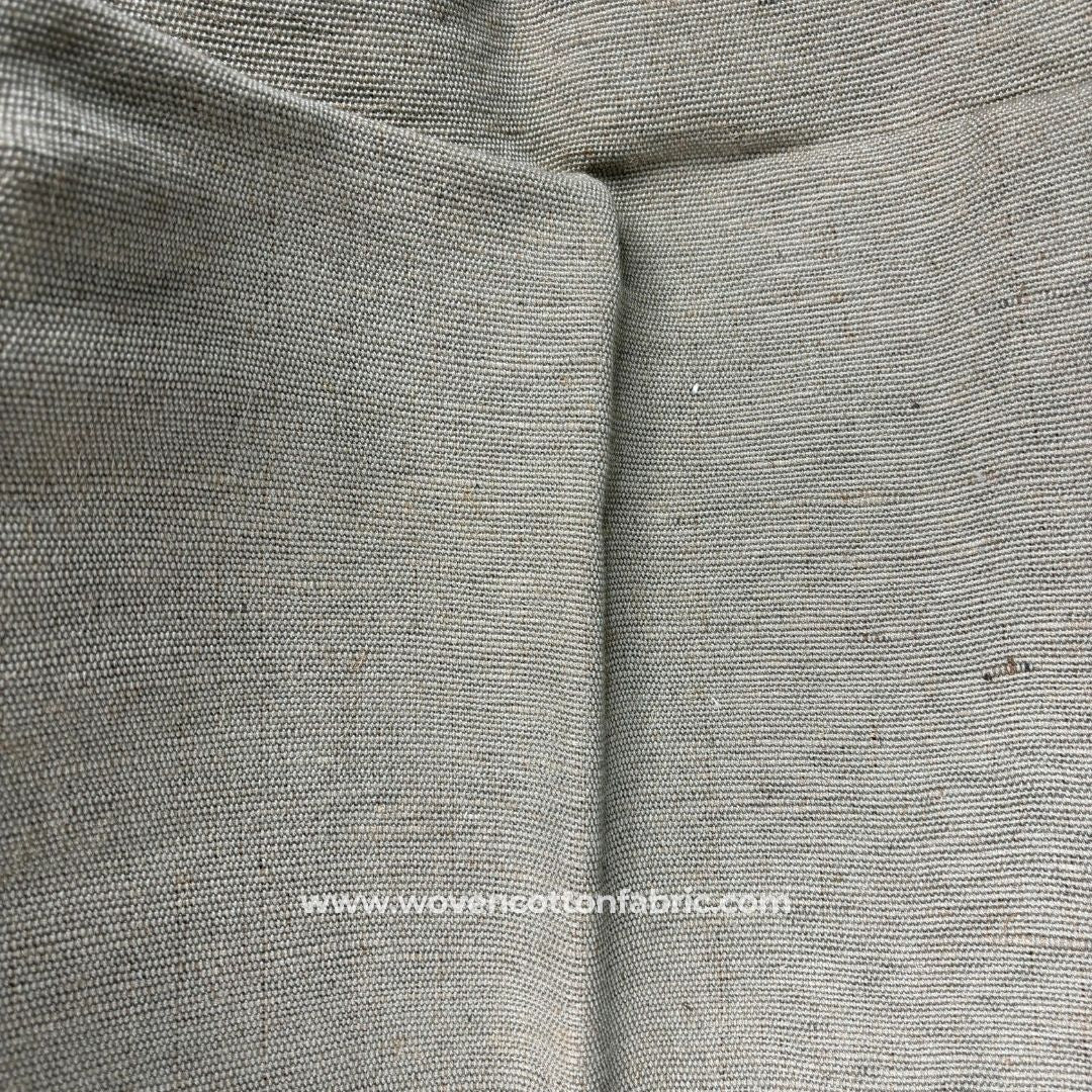 Solin Beige Cotton Jacquard Fabric ,A4 Swatch