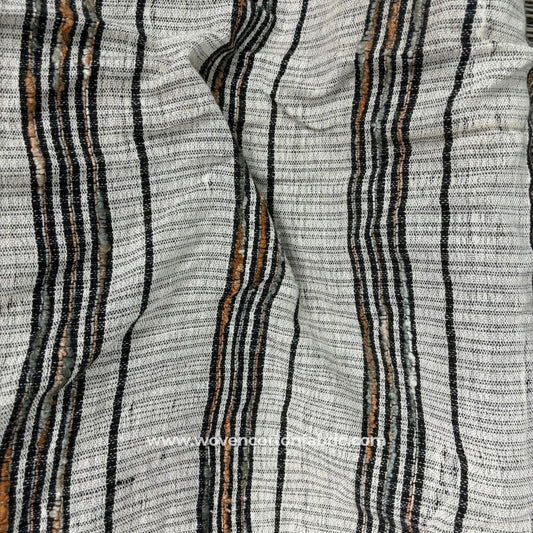 Monochrome Echo Grey Cotton Jacquard Fabric ,A4 Swatch