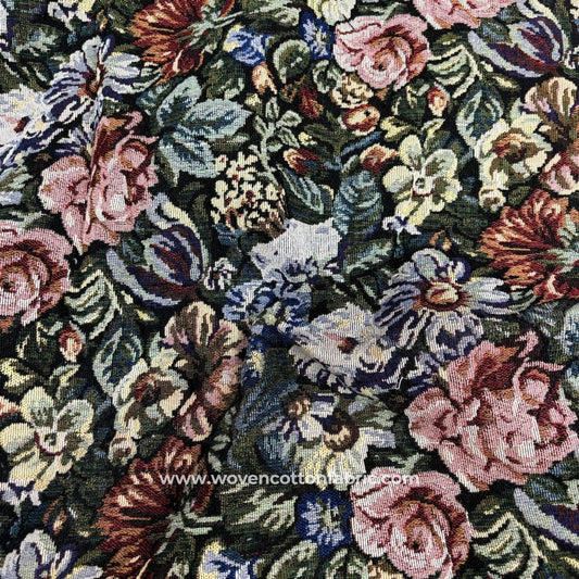 Cotton Jacquard Designer Fabric A4 Swatch