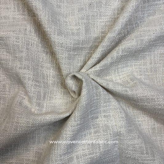 Off White Slub Cotton TNT Fabric, Per Meter