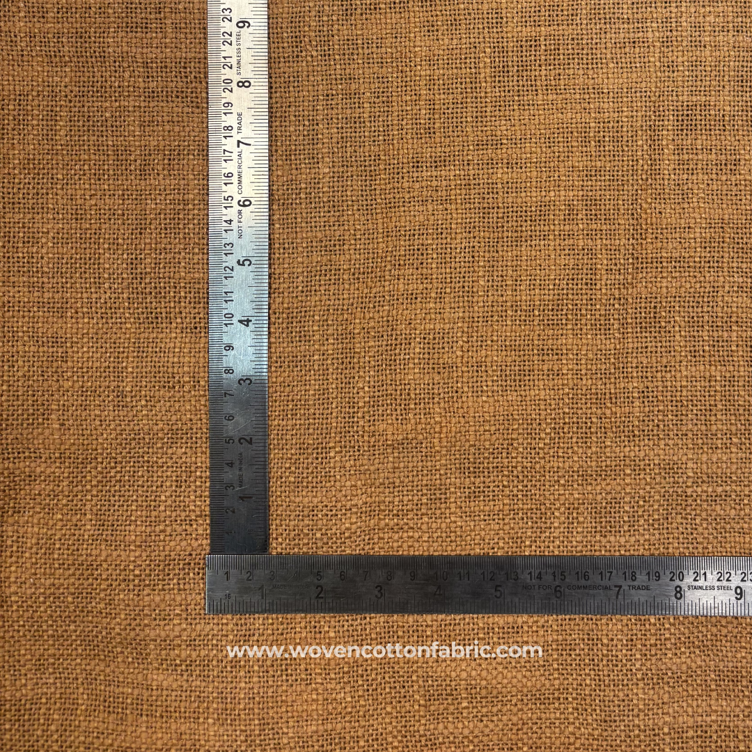 Mustard Brown Slub Cotton TNT Fabric, Per Meter (Copy)