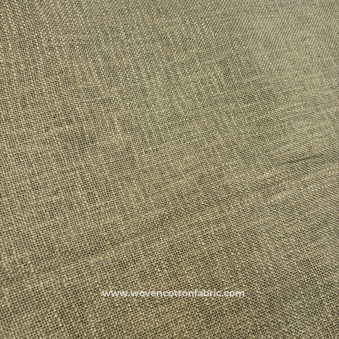Olive Green Cotton TNT Fabric, Per Meter