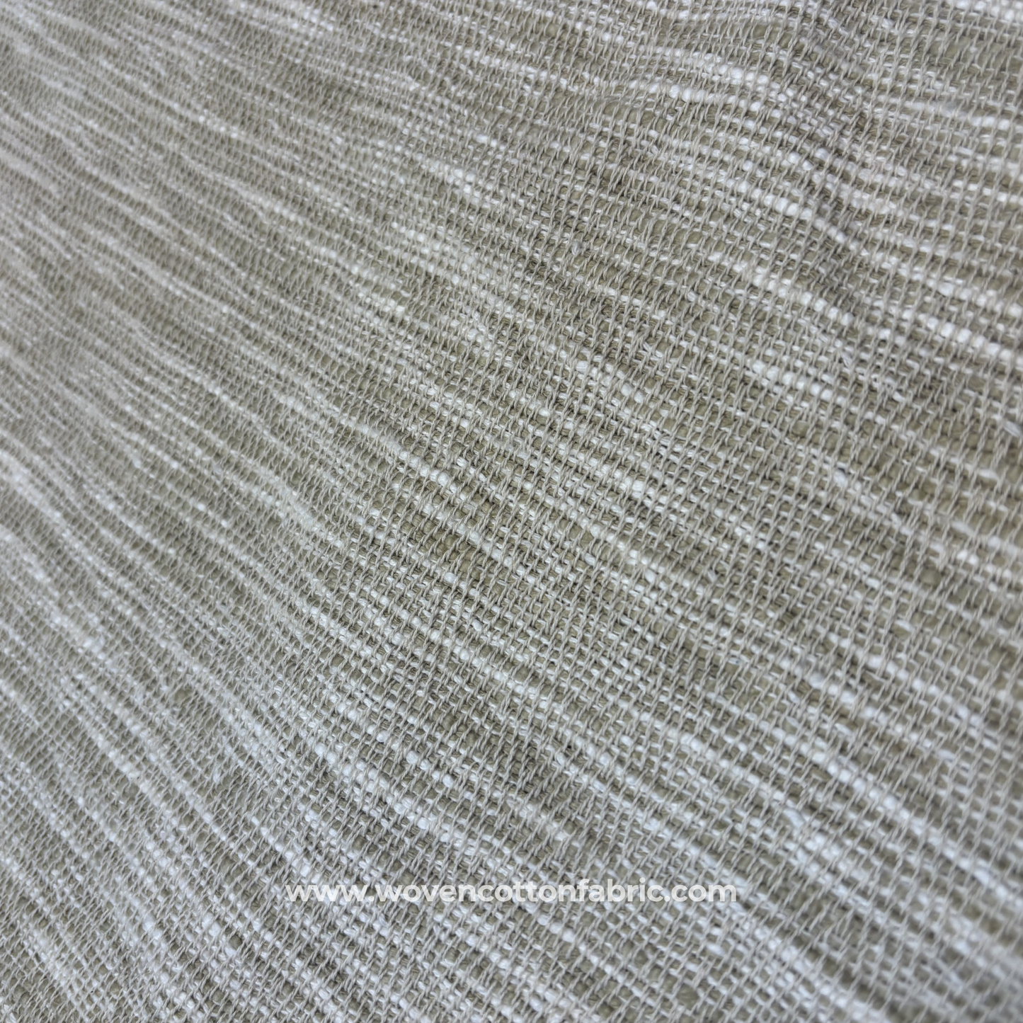 Eco-Friendly Homespun Style, Cotton Jacquard Slub, Per Meter