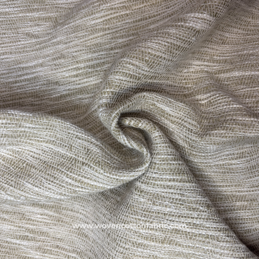 Eco-Friendly Homespun Style, Cotton Jacquard Slub, Per Meter