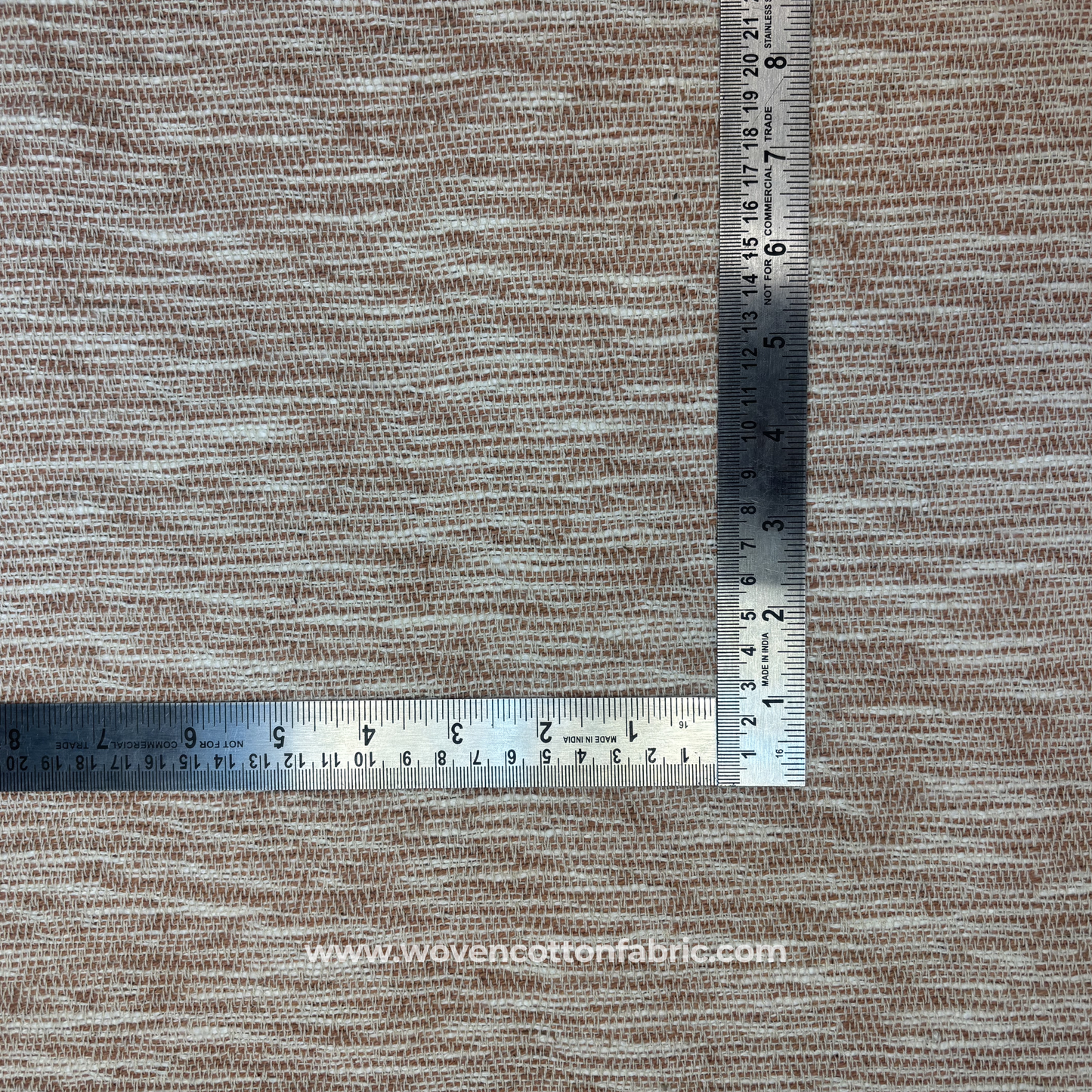 Textured Woven Slub Cotton Fabric, Jacquard Fabric, Per Meter