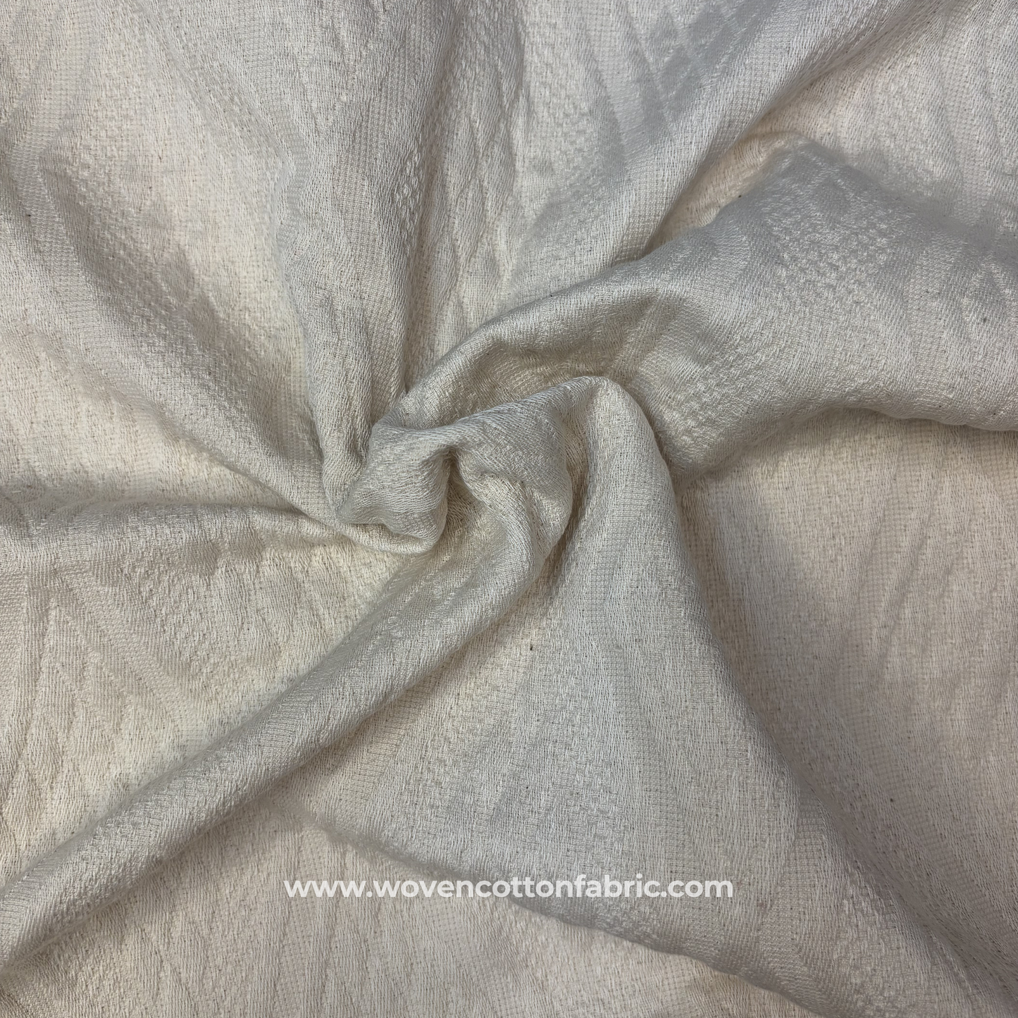 Textured Woven Diamond Jacquard Cotton Fabric, Per Meter