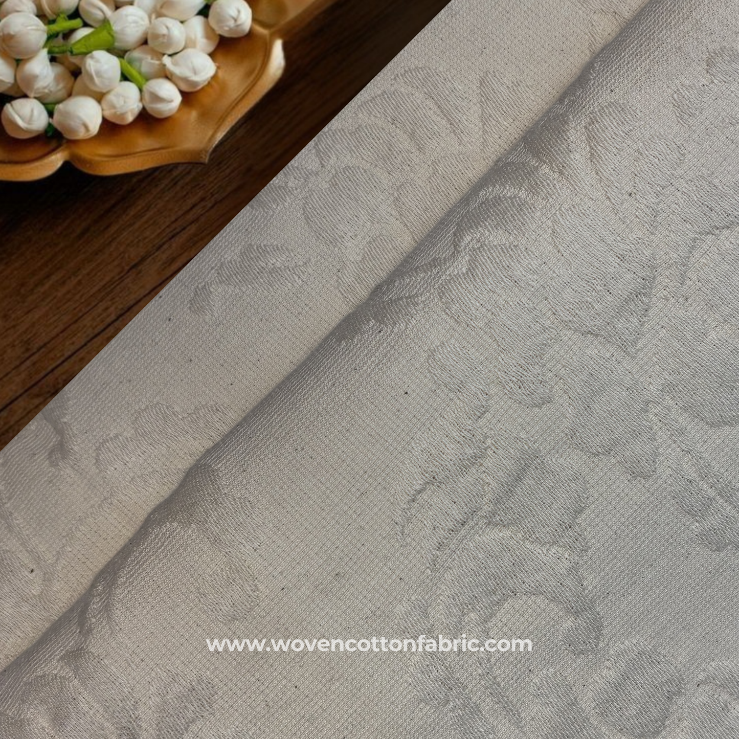 Vintage Paisley Damask Upholstery Fabric, Per Meter