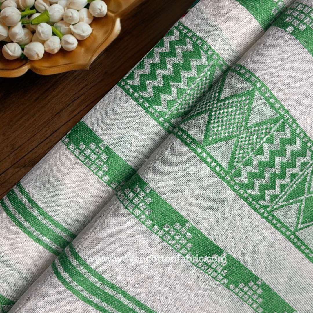 Pattern Prism Cotton Jacquard Fabric, Per Meter