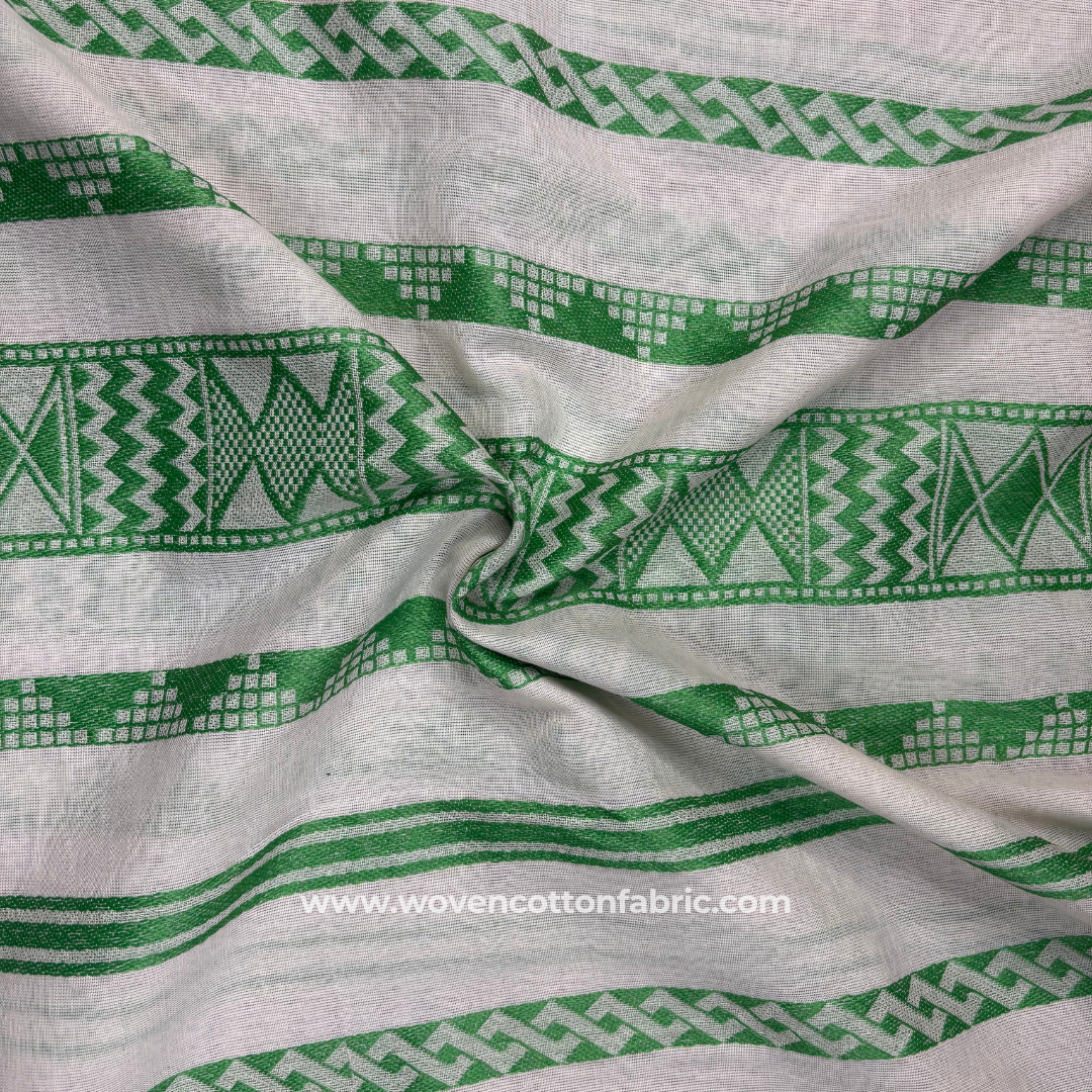 Pattern Prism Cotton Jacquard Fabric, Per Meter