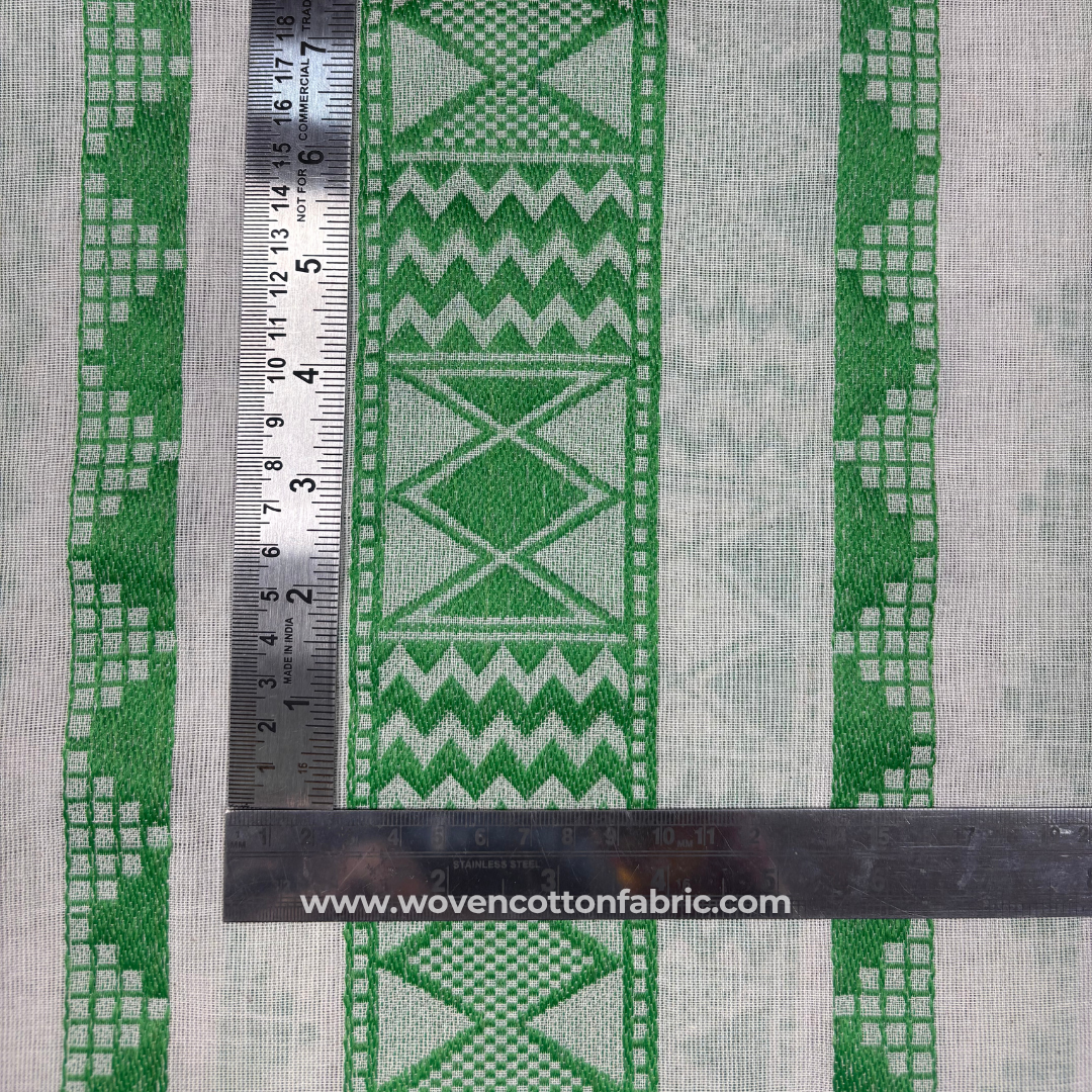 Pattern Prism Cotton Jacquard Fabric, Per Meter