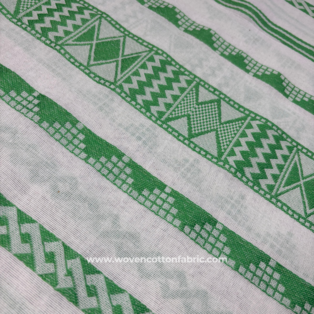 Pattern Prism Cotton Jacquard Fabric, Per Meter