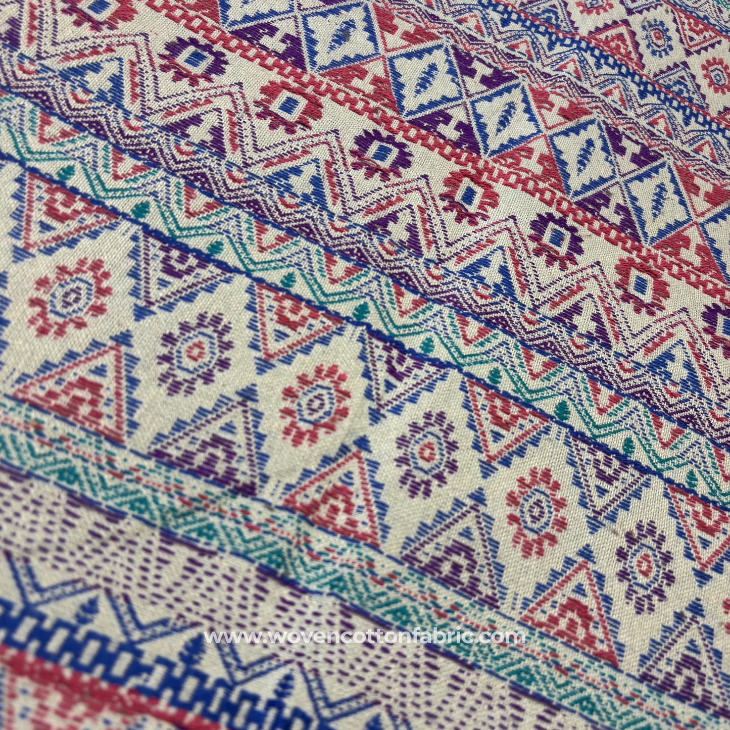 Bohemian Ethnic Weave Fabric, Per Meter