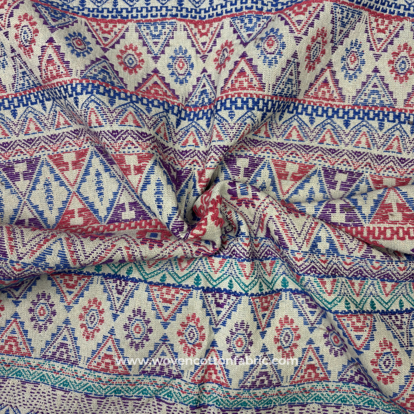 Bohemian Ethnic Weave Fabric, Per Meter