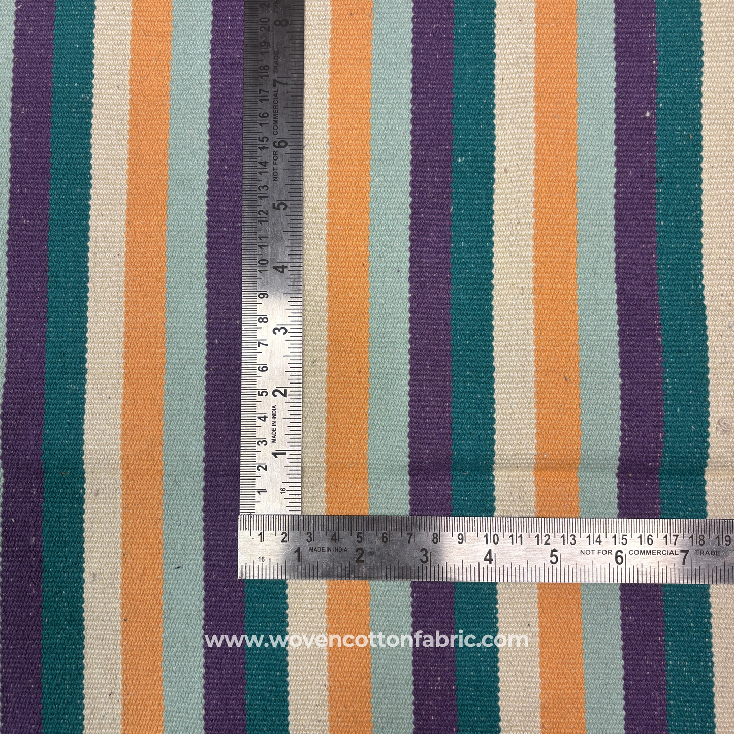 Sunset Shore Stripe Fabric, Per Meter