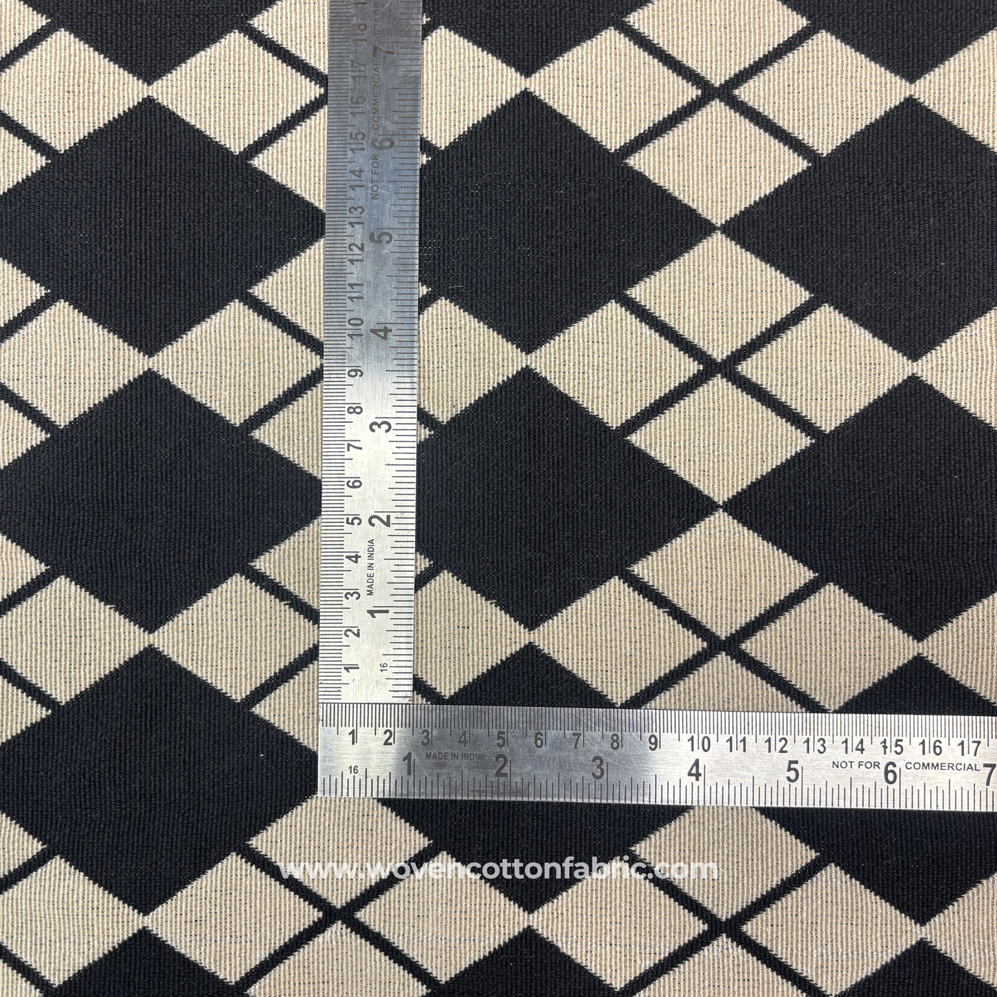 Midnight Black Fabric, Per Meter