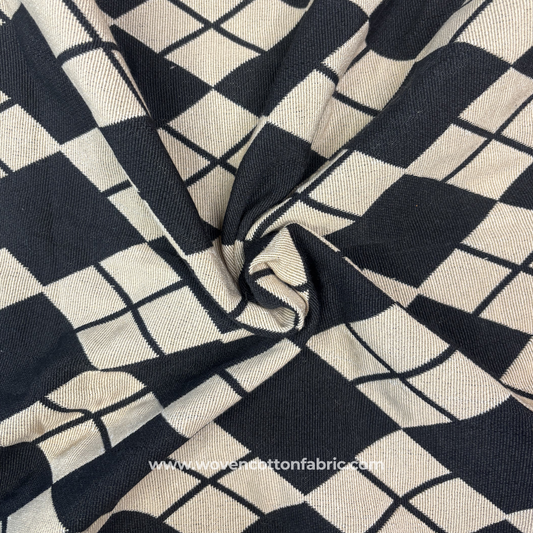 Midnight Black Fabric, Per Meter