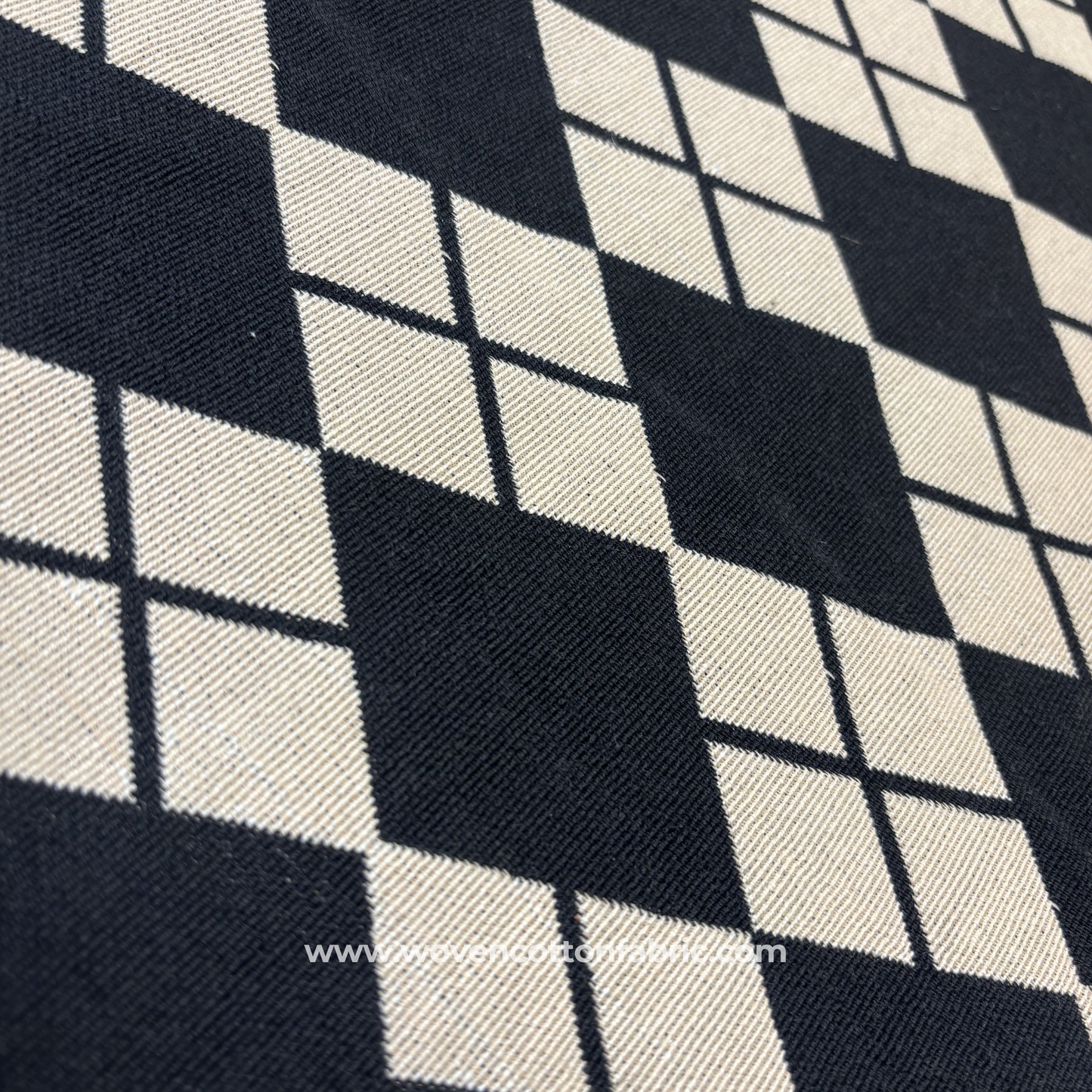 Midnight Black Fabric, Per Meter