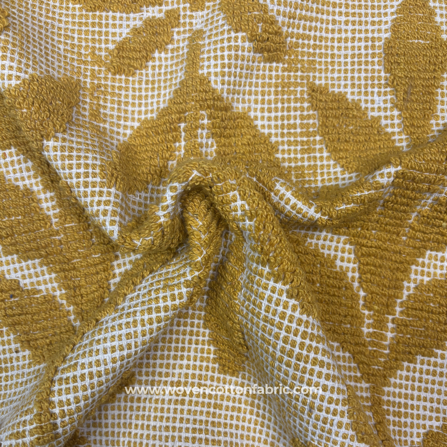Mustard Yellow Fabric, Per Meter