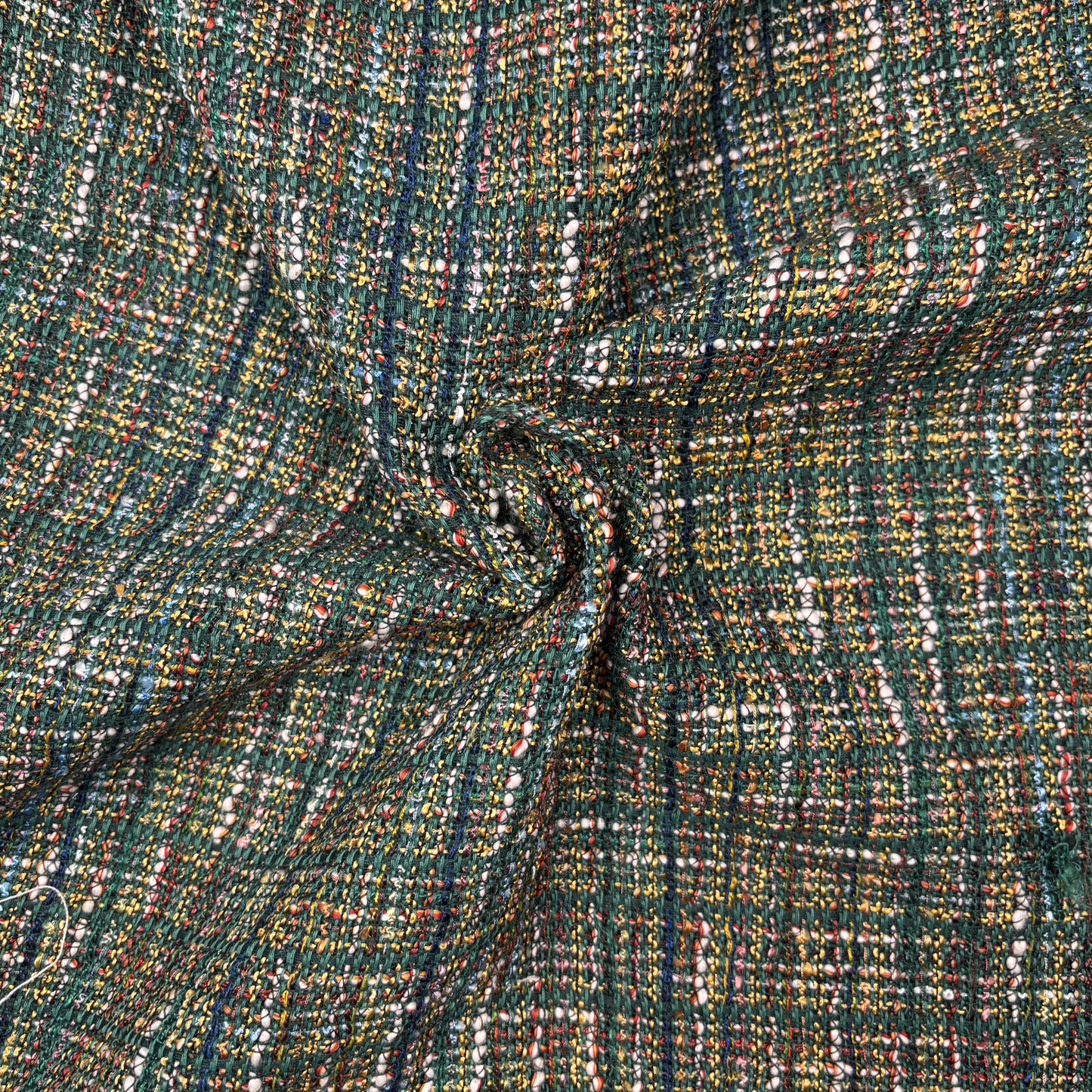 The Forest Fleck Bouclé Fabric, Per Meter