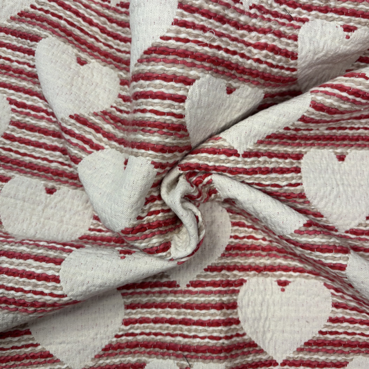 Sweetheart Artisan Flatweave Fabric, Per Meter