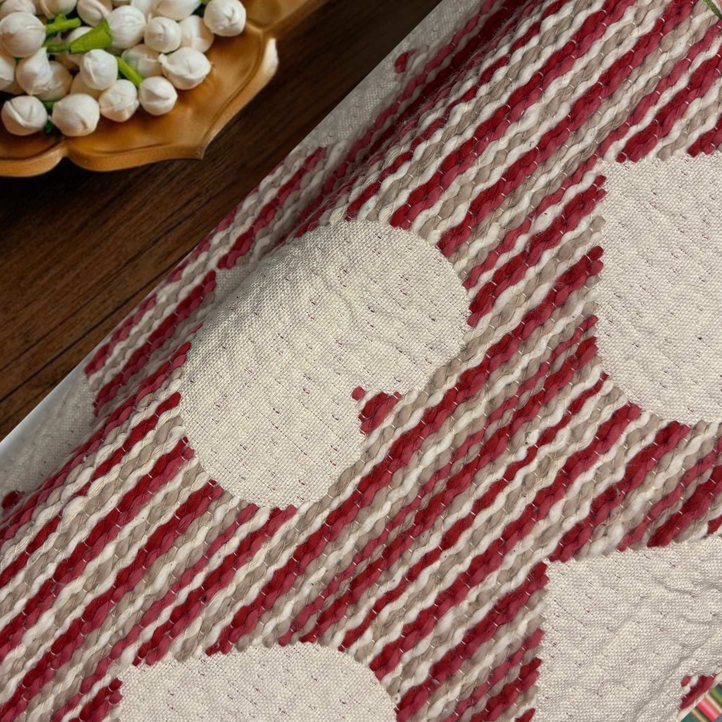 Sweetheart Artisan Flatweave Fabric, Per Meter