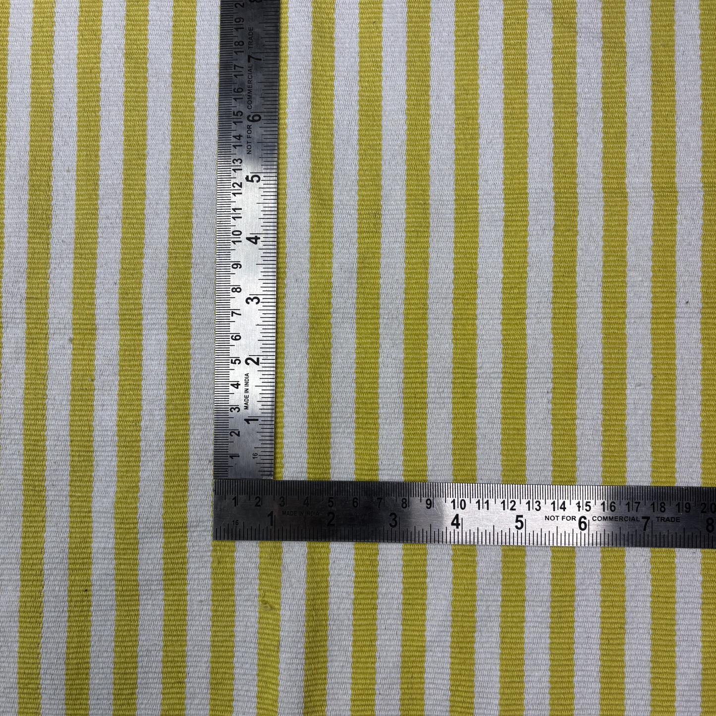 Zesty Lime Coastal Stripe Fabric, Per Meter