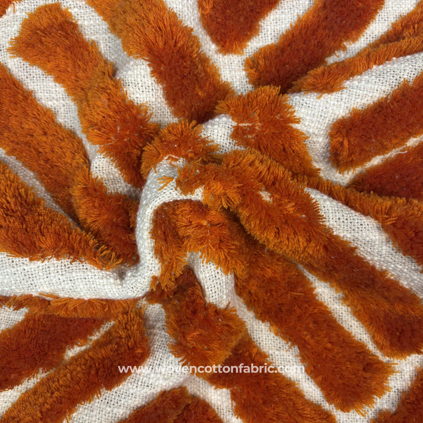 Tufted Chenille Fabric, Per Meter