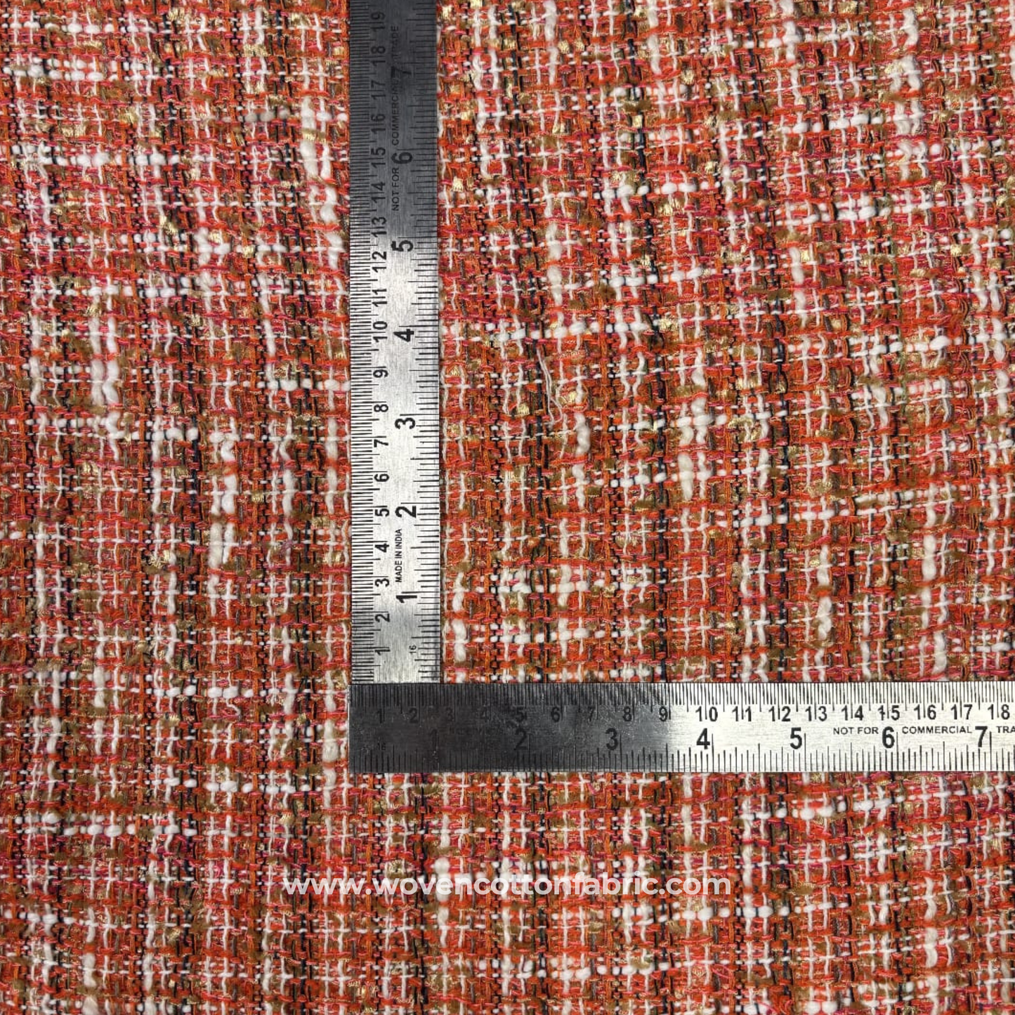 Textured Bouclé Tweed Fabric, Per Meter