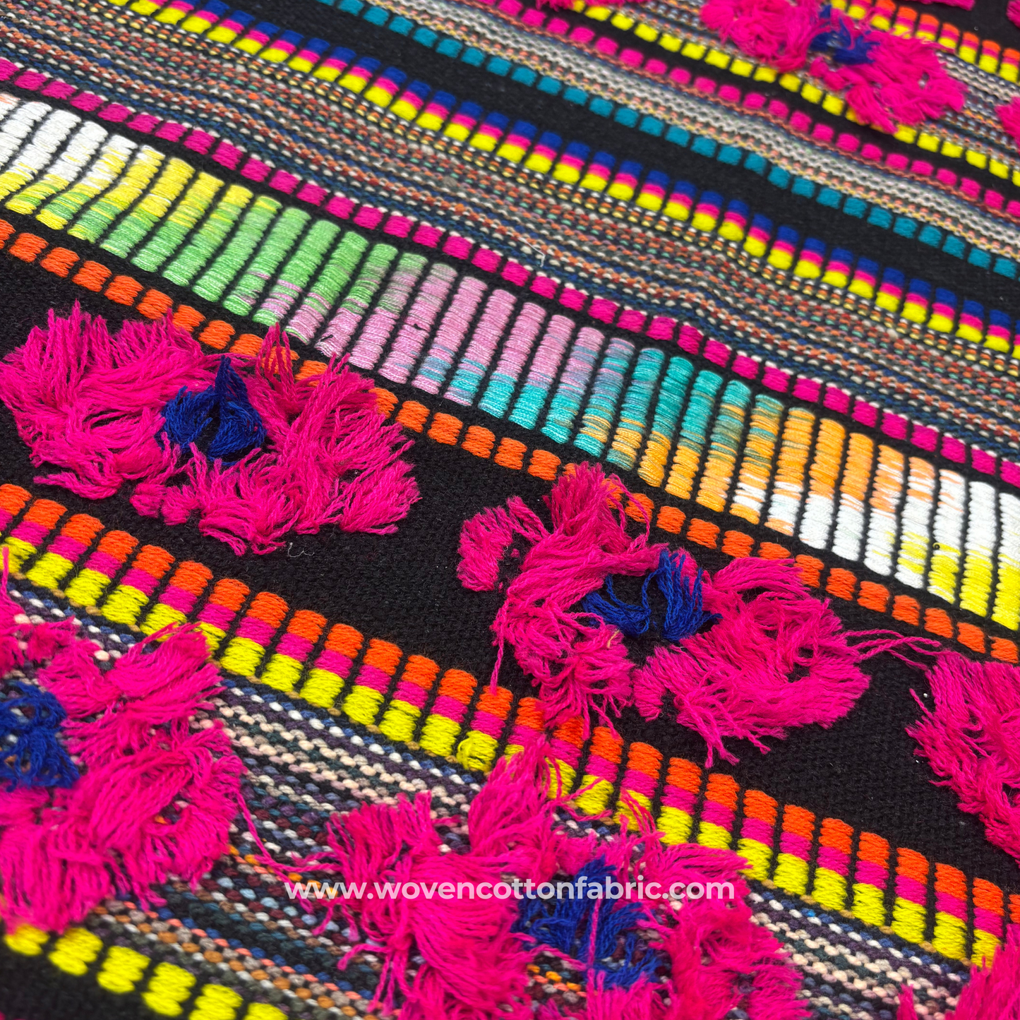 Tufted or Clip-Spot Jacquard Fabric, Per Meter