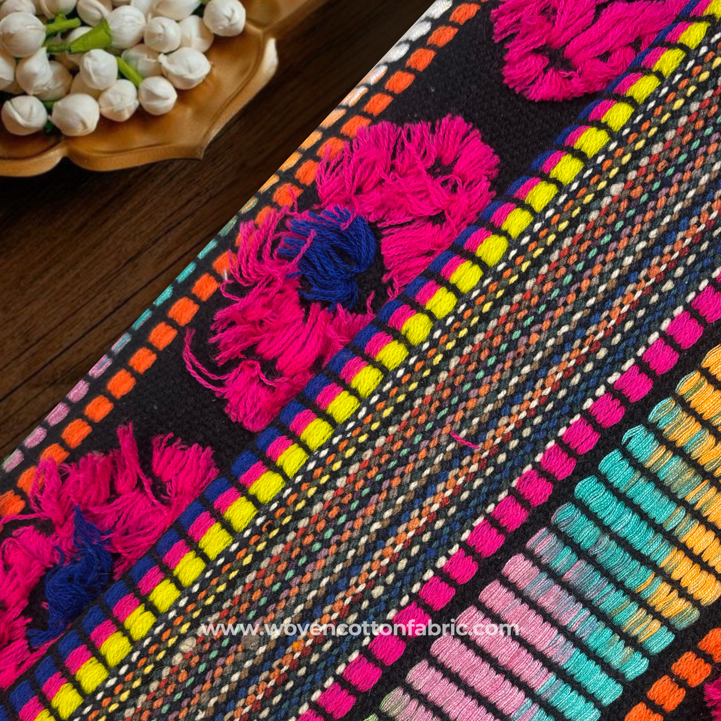 Tufted or Clip-Spot Jacquard Fabric, Per Meter