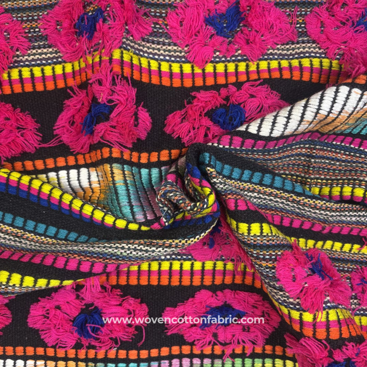 Tufted or Clip-Spot Jacquard Fabric, Per Meter