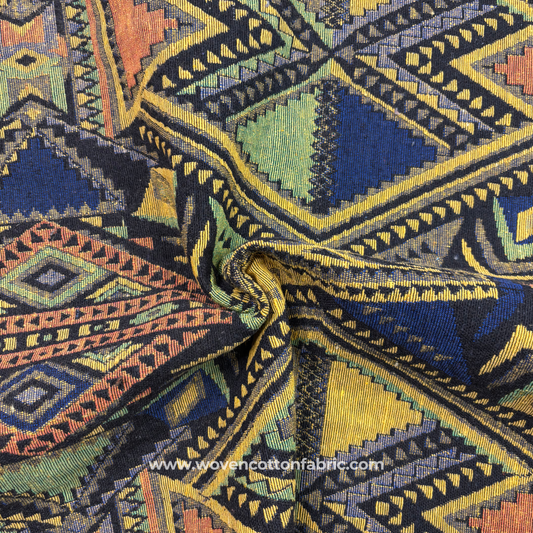 Aztec Prism Jacquard Fabric, Per Meter