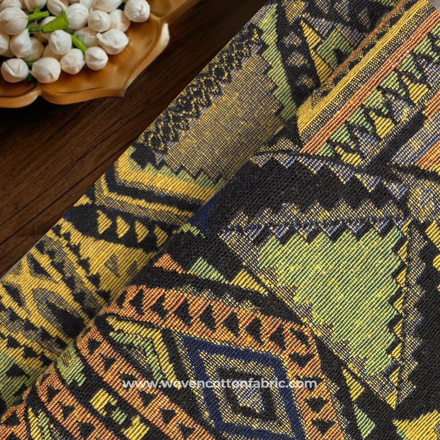 Aztec Prism Jacquard Fabric, Per Meter