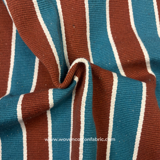 Canyon Sky Linear Jacquard Fabric, Per Meter
