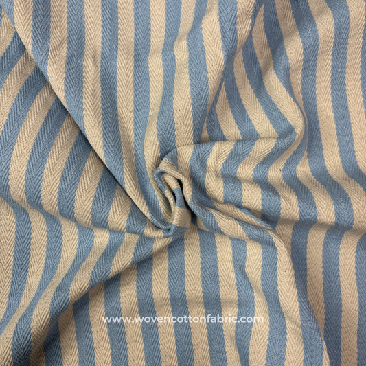 Serenity Linear Chevron Textile Fabric, Per Meter