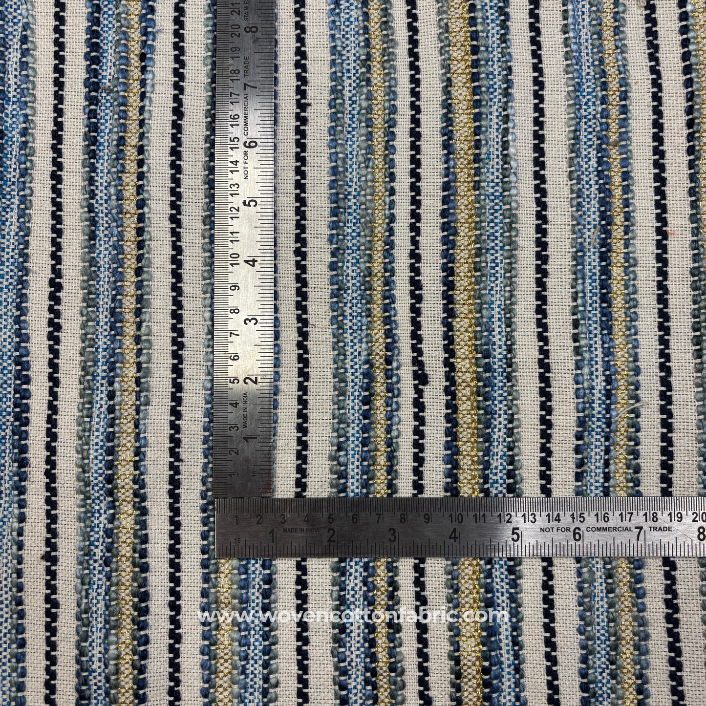 Artisan Aegean Weave Cotton Jacquard Fabric, Per Meter