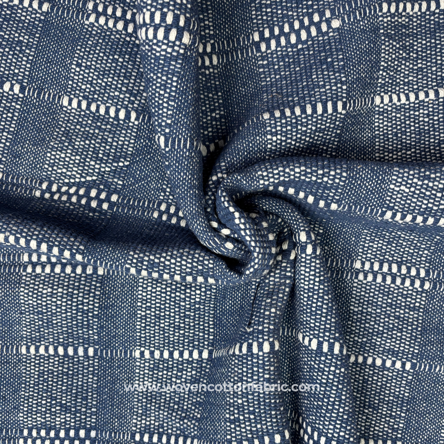 Deep Sea Artisan Jacquard Fabric, Per Meter