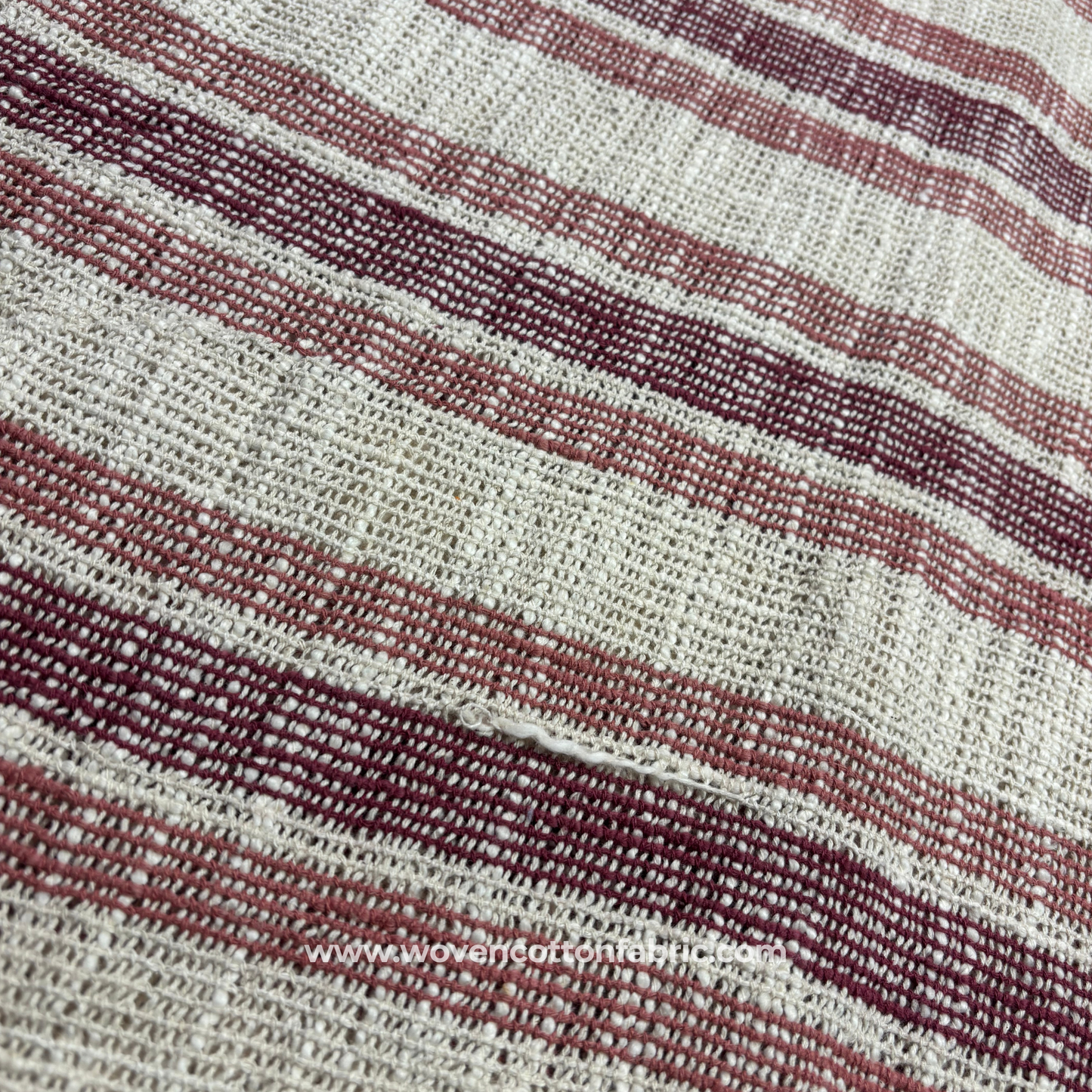 Heritage Grain Stripe Fabric, Per Meter