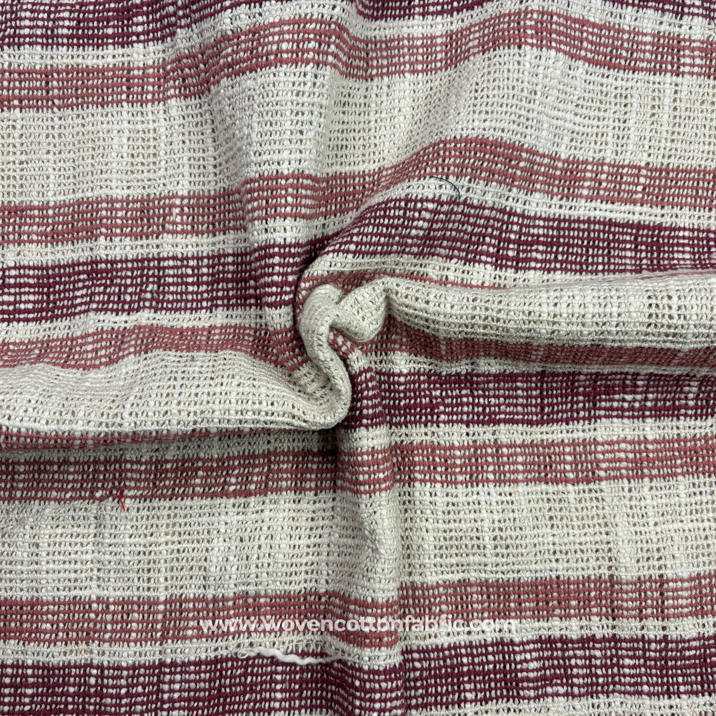Heritage Grain Stripe Fabric, Per Meter