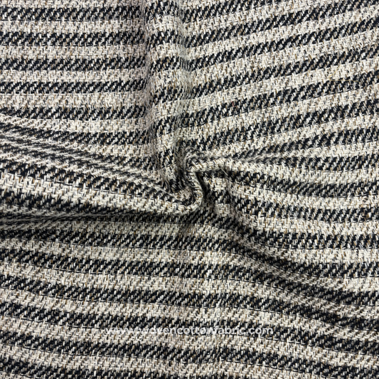 Urban Slate Handloom Fabric, Per Meter