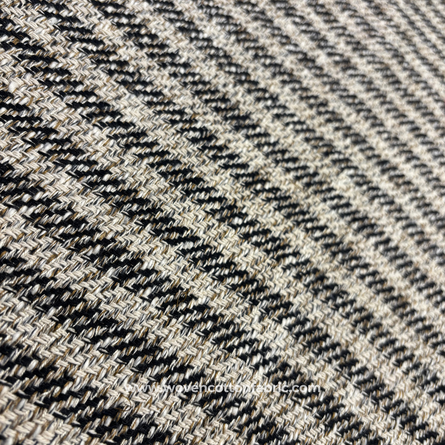Urban Slate Handloom Fabric, Per Meter