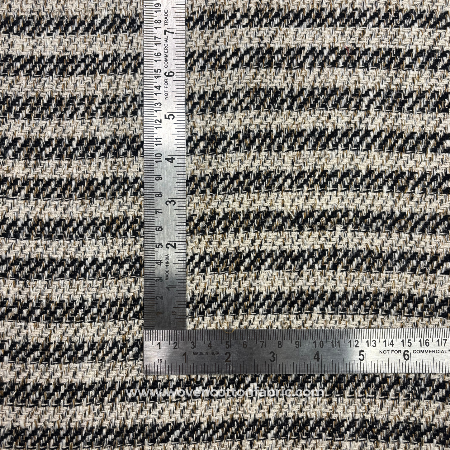 Urban Slate Handloom Fabric, Per Meter